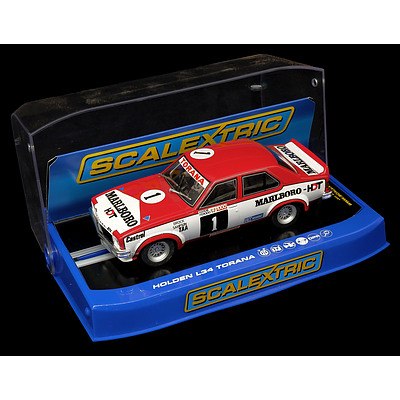 Scalextric, Holden L34 Torana with Decals, Brock/ Sampson, 1:32 Scale Model