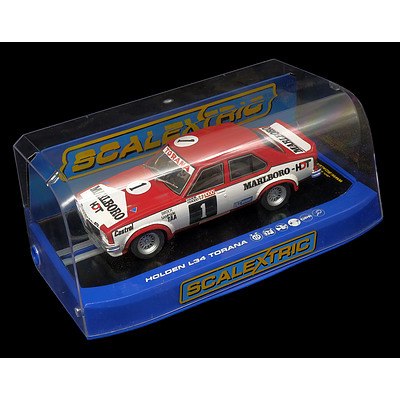 Scalextric, Holden L34 Torana with Decals, Brock/ Sampson, 1:32 Scale Model