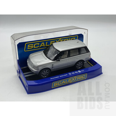 Scalextric, Land Rover Range Rover Silver, 1:32 Scale Model