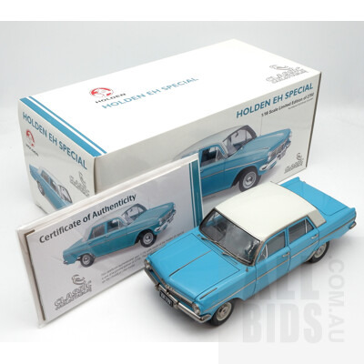 Classic Carlectables, Holden EH Special- Tartan Turquoise, 904/2750, 1:18 Scale Model Car