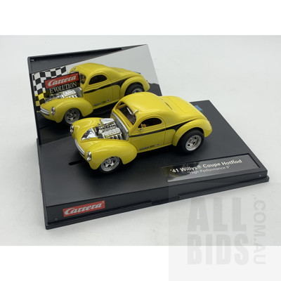 Carrera, 1941 Willys Coupe Hot Rod High Performance Two, 1:32 Scale Model