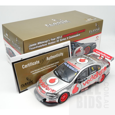 Classic Carlectables, 2012 Team Vodafone Holden VE Series II Commodore, Jamie Whincup Championship Winner, 653/800, 1:18 Scale Model Car