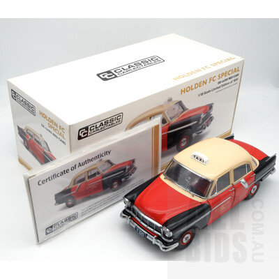 Classic Carlectables, Holden FC Special De-Luxe Red Cab, 402/1000, 1:18 Scale Model Car