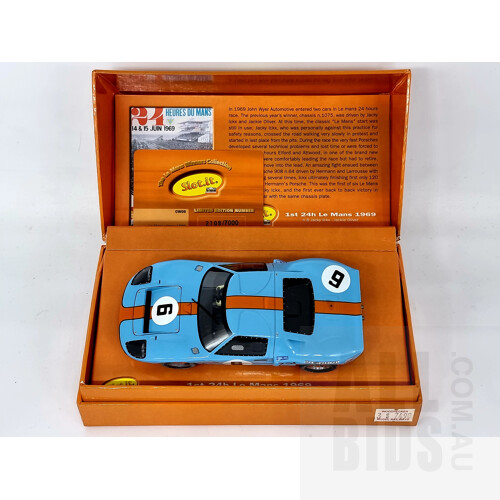 Slot.it, 1969 Ford GT40 Le Mans Winner 2109/7000 In Display Case, 1:32 Scale Model