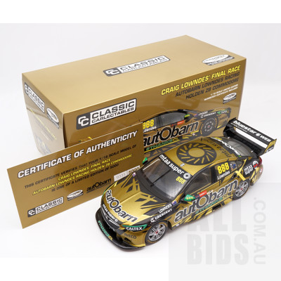 Classic Carlectables, Holden ZB Commodore, Craig Lowndes Final Race, 333/5000, 1:18 Scale Model Car