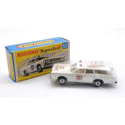 Vintage Matchbox Superfast No 55 'Police Car'