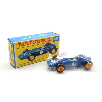 Lesney Matchbox Series No 52 - B.R.M Racing Car