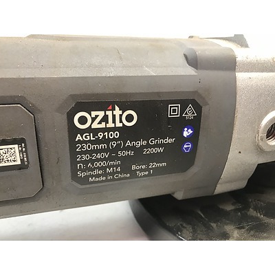 Ozito 9 Inch Grinder