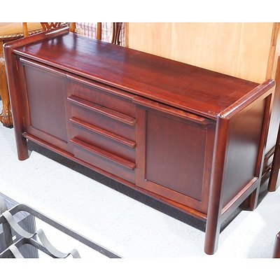 Circa 1980s Garry Masters Solid Timber Sideboard