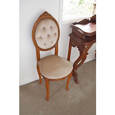 Antique Style Beech Hall Chair