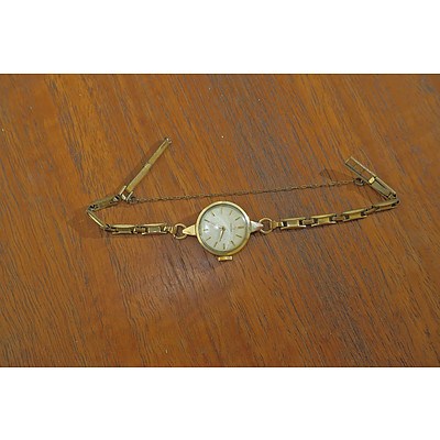 Vintage Ladies Gold Plated Omega Watch