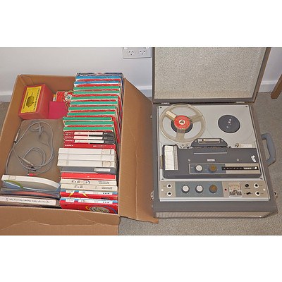 Truvox Reel to Reel Recorder and Various Used and New Reels
