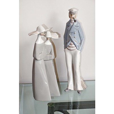 Two Lladro Porcelain Figures