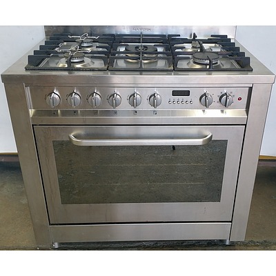 Ariston 90cm Freestanding Gas Six Burner Hob Cooktop/Electric Oven Combination Unit