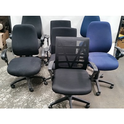 Ergonomic Office Chairs - Lot of Seven