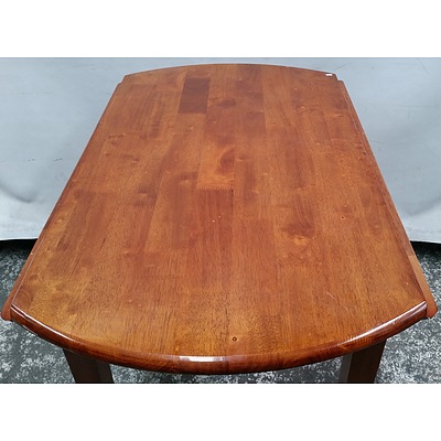Drop Sided Round Dining Table