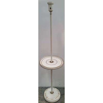 Ornate Floor Lamp and Table Lamp