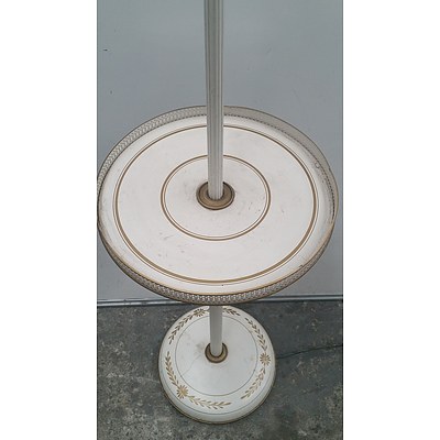 Ornate Floor Lamp and Table Lamp