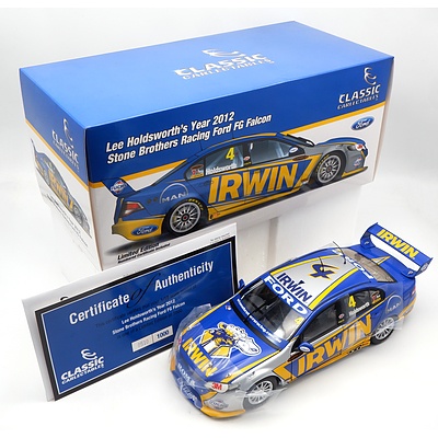Classic Carlectables - Lee Holdsworth's Year 2012 Stone Brothers Racing Ford FG Falcon - Limited Edition 510/1000 - 1:18 Scale Model Car