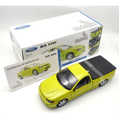 Classic Carlectables - Ford BA Falcon XR8 Utility Citric Acid 561/1250 1:18 Scale Model Car