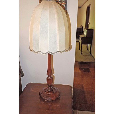 Vintage Maple Table Lamp