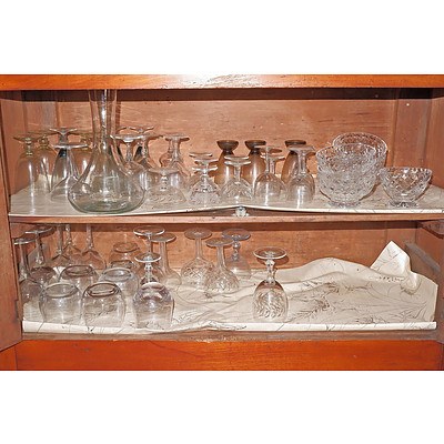 Various Glass and Crystal Contents of Meat Safe