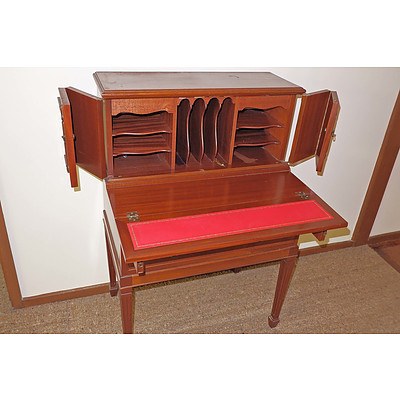 Vintage Maple Ladies Writing Desk