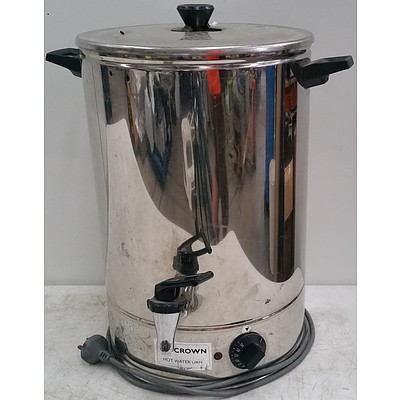 Crown 20 Litre Stainless Steel Hot Water Urn