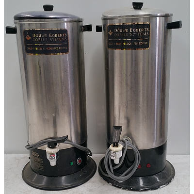 1500 Watt Stainless Steel Coffee Percolators - Lot of Two