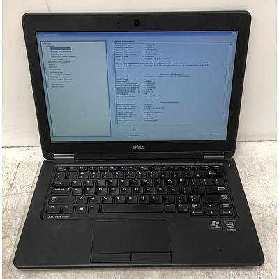 Dell Latitude E7250 12.5-Inch HD Intel Core i5 (5200U) 2.20GHz CPU Laptop