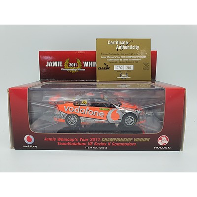 Classic Carlectables - 2011 Holden VE II Commodore Jamie Whincup Vodafone Championship Winner 76/750 1:43 Scale Model Car