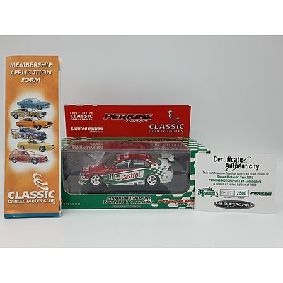 Classic Carlectables - 2003 Holden VY Commodore Steven Richards Perkins Motorsport 457/2500 1:43 Scale Model Car