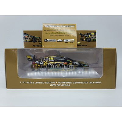 Classic Carlectables - Holden ZB Commodore Craig Lowndes 888 Autobarn Final Race 1754/1800 1:43 Scale Model Car