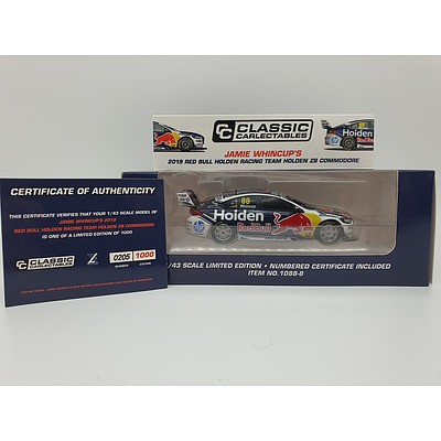 Classic Carlectables - 2019 Holden ZB Commodore Jamie Whincup HRT 205/1000 1:43 Scale Model Car
