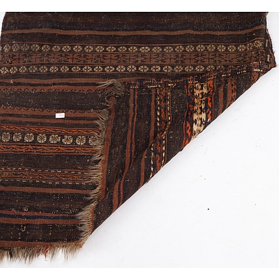 Afghan Hand Woven Tribal Wool Pile Kilim Runner
