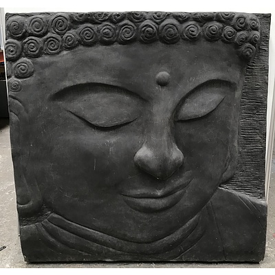 Large Buddha Head Hanging Garden Ornament