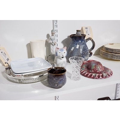 Group of Assorted Homewares including MCP Pottery