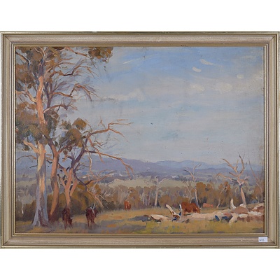 Dorothy Whitehead (1900-1995), A Pair of Australian Landscape Scenes, Oil on Canvas