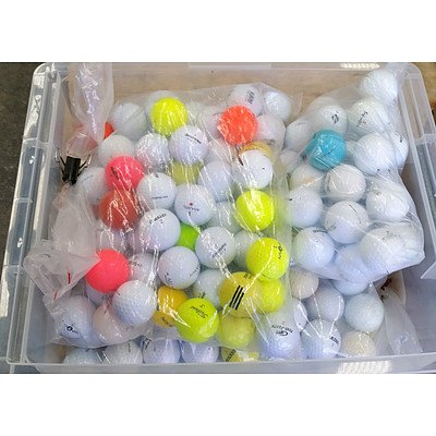 Box of Approx. 200 Used Golf balls