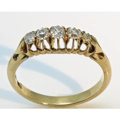Antique 15ct Gold Diamond Ring