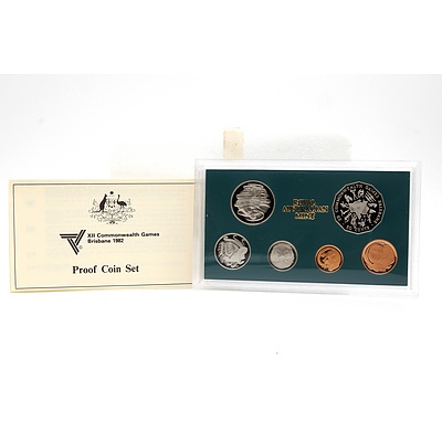 1982 XII Commonwealth Games Brisbane 1982 Royal Australian Mint Proof Coin Set