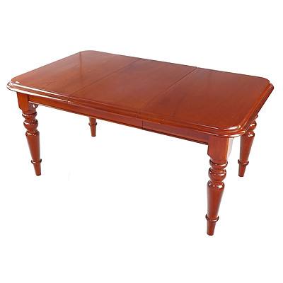 Victorian Style Mahogany Single Extension Dining Table