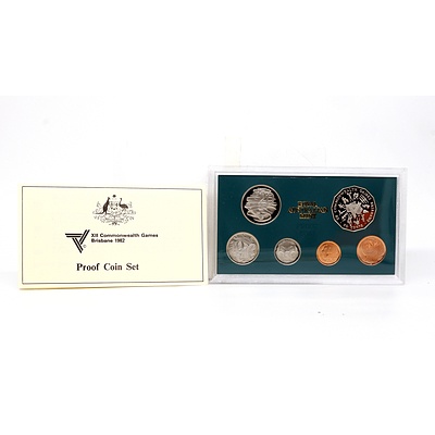 1982 XII Commonwealth Games Brisbane 1982 Royal Australian Mint Proof Coin Set