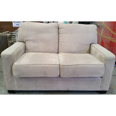 MicrosuedeTwo Seater Sofa