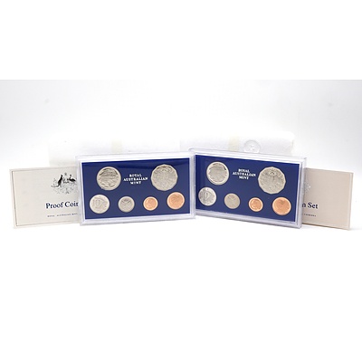 1983 and 1984 Royal Australian Mint Proof Coin Sets