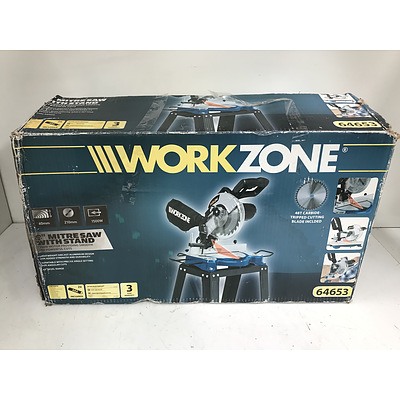 Workzone 8 Inch Mitre Saw With Stand