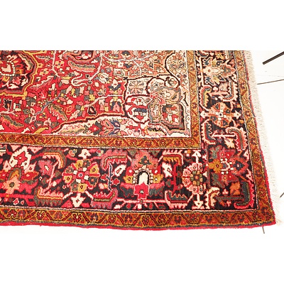 Large Persian Lilihan Hand Woven Wool Pile Carpet