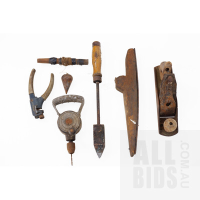 A Selection of Vintage Hand Tools