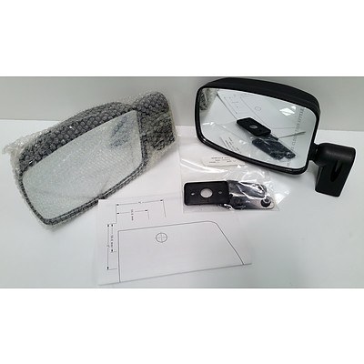 Pair Of Can-Am Mirrors for Cab Enclosure -Brand New- RRP- $153
