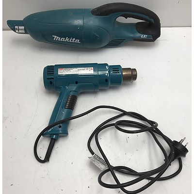 Makita Vacuum and Heat Gun